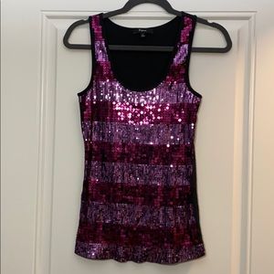 Sequins Express Tank Top